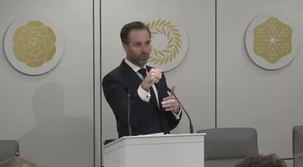 Outgoing Housing Minister Hugo de Jonge defending his Affordable Rent Act in the Eerste Kamer, the Dutch Senate, 18 June 2024