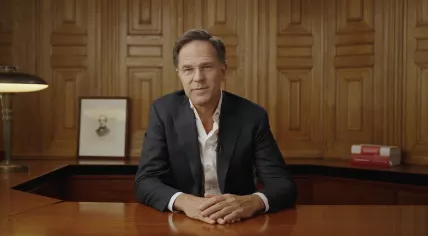 Mark Rutte gives his farewell address as he prepares to step down as prime minister. 30 June 2024