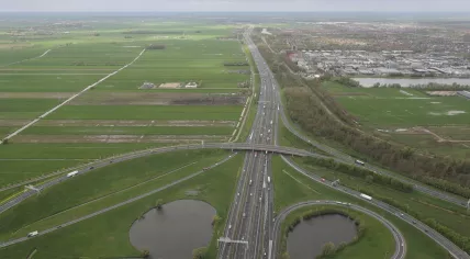 The Oudenrijn junction on the A12 between The Hague and Utrecht