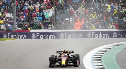 Max Verstappen (Red Bull Racing) in action during the British Grand Prix.