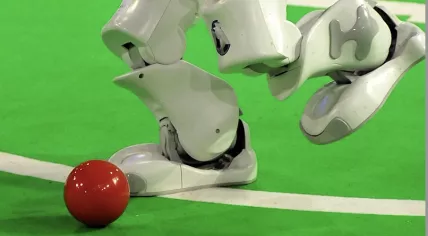 Robot football world championship in Eindhoven, 2013.
