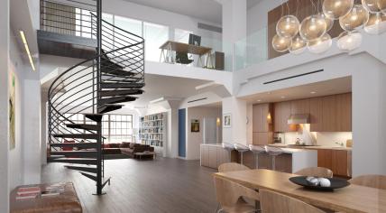 Modern loft apartment