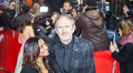 BERLIN, GERMANY - FEBRUARY 09: Anton Corbijn and his wife Nini Corbijn attend the 'Life' premiere during the 65th Berlinale International Film Festival at Zoo Palast on February 9, 2015 in Berlin, 