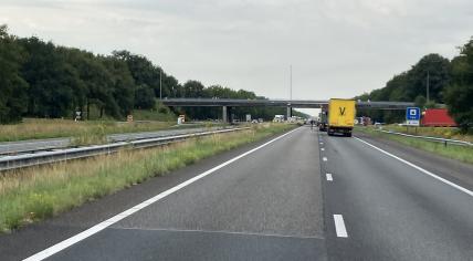 The A58 highway at Breda International Airport was closed in both directions after a small plane crashed onto the highway, 31 July 2024