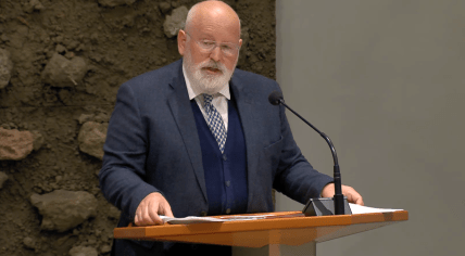 GroenLinks-PvdA leader Frans Timmermans speaking in the first parliamentary debate with the Schoof I Cabinet, 3 July 2024