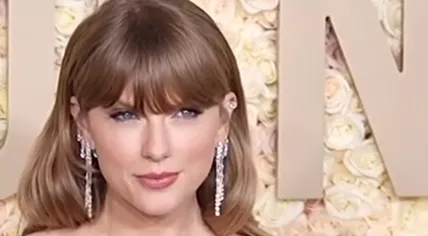 Taylor Swift at the 2024 Golden Globes. 8 January 2024