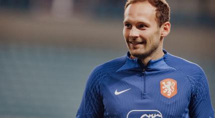 Daley Blind during UEFA Euro 2024 qualifying game between national teams of Gibraltar and Netherlands, Estadio Algarve, Loule, Faro, Portugal.