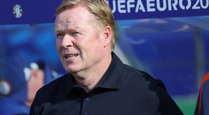 Berlin, Germany - June 25, 2024: Dutch manager Ronald Koeman looks on during the UEFA EURO 2024 group stage match Netherlands v Austria at Olympiastadion in Berlin, Germany