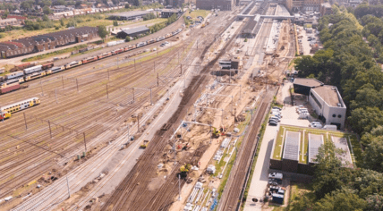 Railworks at Amersfoort Central Station, July and August 2024