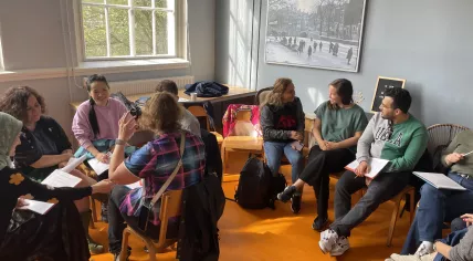 At the NedLes language school in Amsterdam, students learn Dutch quickly and efficiently using the Delft Method. May 2024