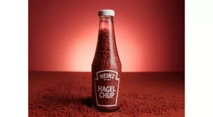  Heinz tomato ketchup bottle filled with ketchup flavored hagelslag
