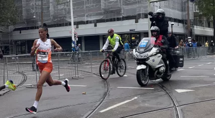 Ethiopian athlete Yalemzerf Yehualaw wins Amsterdam marathon, 2024 