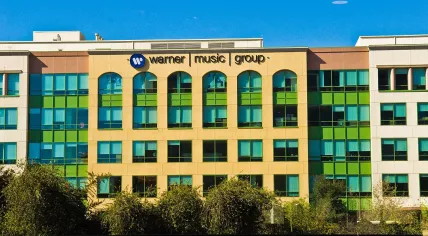 A Warner Music Group building in Burbank