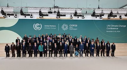 World leaders at climate summit COP29