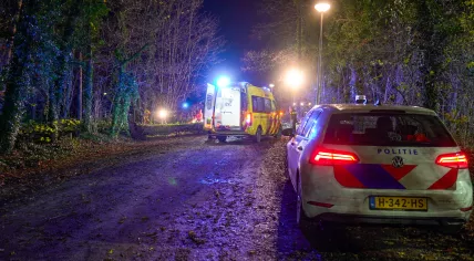 First responders try to save a bicyclist after a tree fell on her during Storm Conall. She died at the scene. 27 Nov. 2024