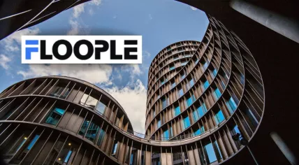 Promotional image for Floople, an international real estate platform