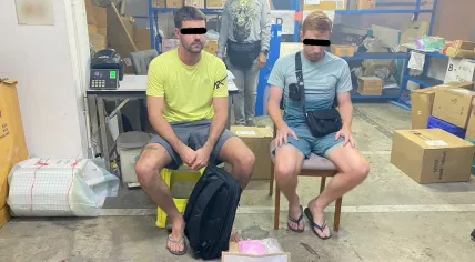 A Dutchman and a British man arrestedin Bangkok, Thailand, for trafficking in ecstasy and cannabis, 6 November 2024