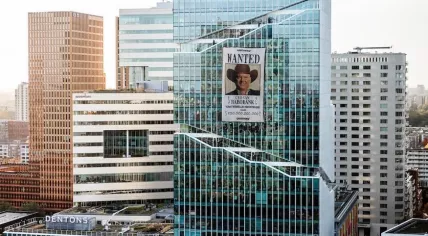 Greenpeace's "Wanted" Rabobank CEO posters