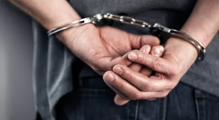 A person under arrest