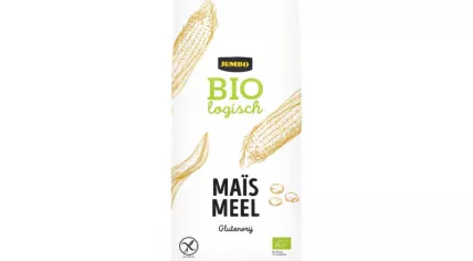 Cornmeal sold by Jumbo as an organic product. 2024