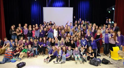 Paarse Vrijdag at the Baarns Lyceum in Baarn, 13 December 2013