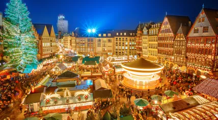 Christmas market in Frankfurt, Germany