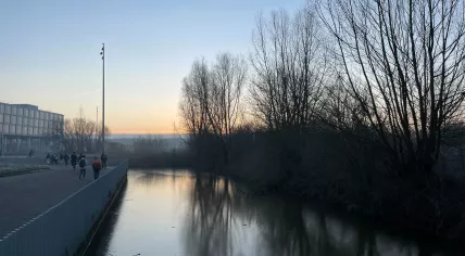  Photo taken on January 13 near the Science Park in Amsterdam-Oost.