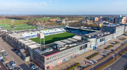 PEC Zwolle's stadium, the IJsseldeltastadion.
