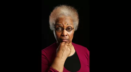 Author Astrid Roemer in a 2016 portrait