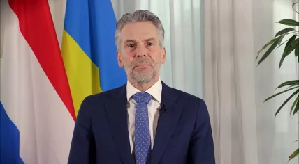 Prime Minister Dick Schoof reiterates the Netherlands' commitment to support Ukraine on the third anniversary of the Russian invasion, 24 February 2025