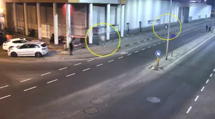 The moment a suspect opened fire outside Sunrise on Galvanistraat in Rotterdam Delfshaven, killing Ardiles Gerard, 42. 2 Feb. 2025