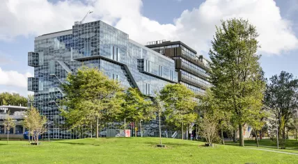TU Delft on a sunny day