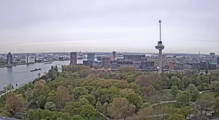 A gloomy day in Rotterdam, 17 April 2025