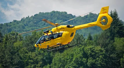 Italian rescue helicopter 