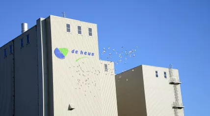 Animal feed company De Heus in Veghel, Noord-Brabant