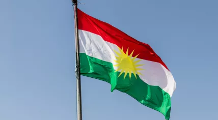 Kurdish flag.