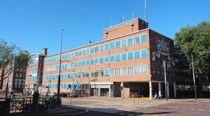 The police station on Elandsgracht in Amsterdam