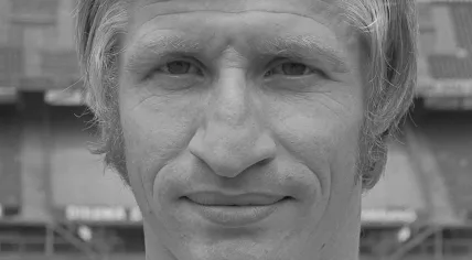Joop van Daele as a Feyenoord player, July 12, 1976. 