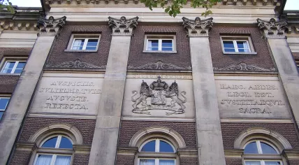The former Palace of Justice on Prinsengracht in Amsterdam