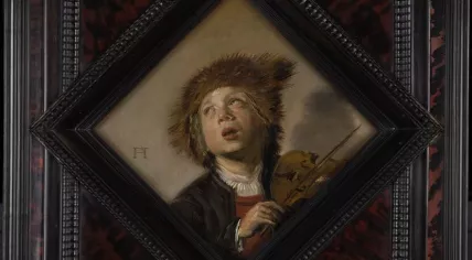 Violin-Playing Boy by France Hals, painted aorund 1628