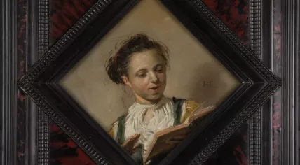 Singing Girl painted by Frans Hals around 1628