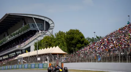 ax Verstappen (Red Bull Racing) in action at the Circuit de Barcelona-Catalunya during the Spanish Grand Prix.