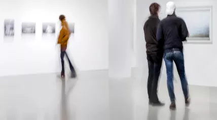At a museum