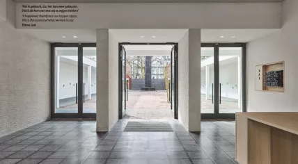 Inside the National Holocaust Museum in Amsterdam