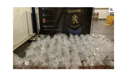 Dutch Customs seize 1,102 kilograms of cocaine during routine inspection at Vlissingen port, June 4, 2025