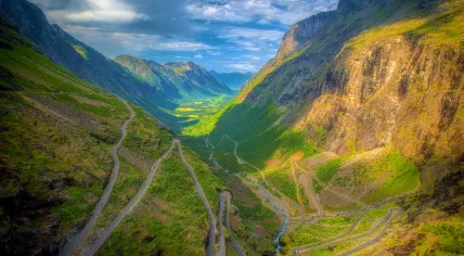 Trollstigen mountains in Norway