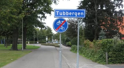 City limit sign of Tubbergen