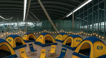 NS to set up a camping site in Utrecht Central Station for first-year students during Utrecht's orientation program from 11 to 14 August 2025