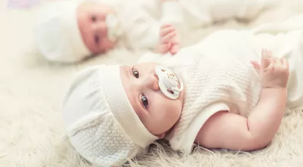 Newborn twins