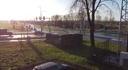 Zwolle Noord bunker in Hattem, listed for sale on Funda for €80,000. August 2025